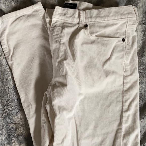 white corduroy jeans